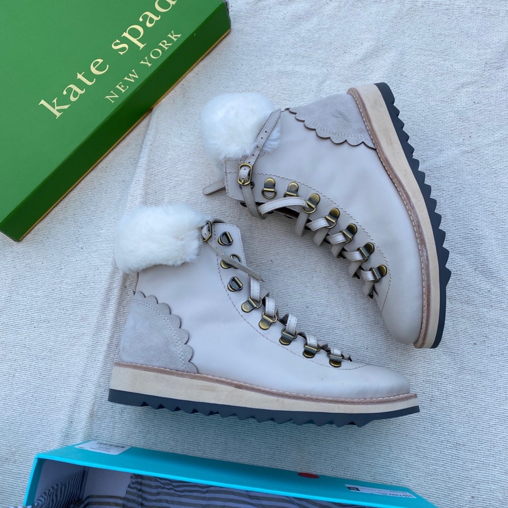 Kate Spade Fur Combat Boot